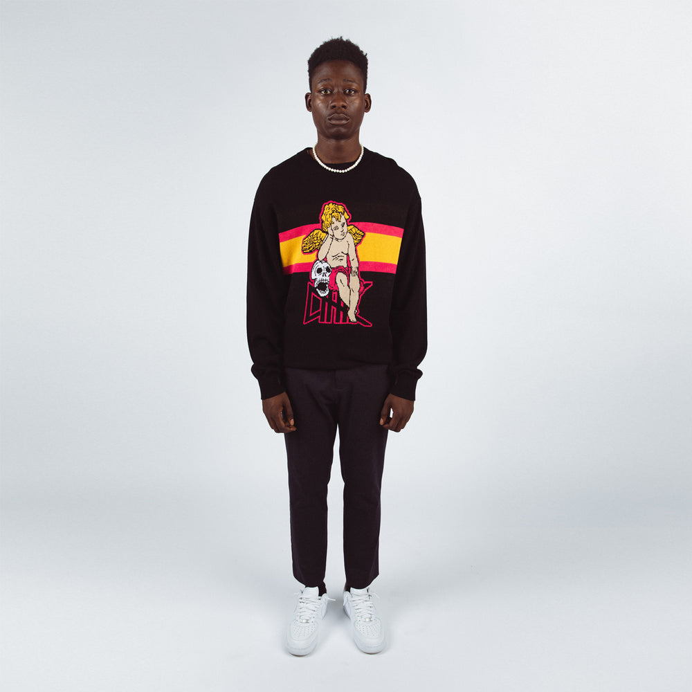 Cherubz Knitted Sweater | Black