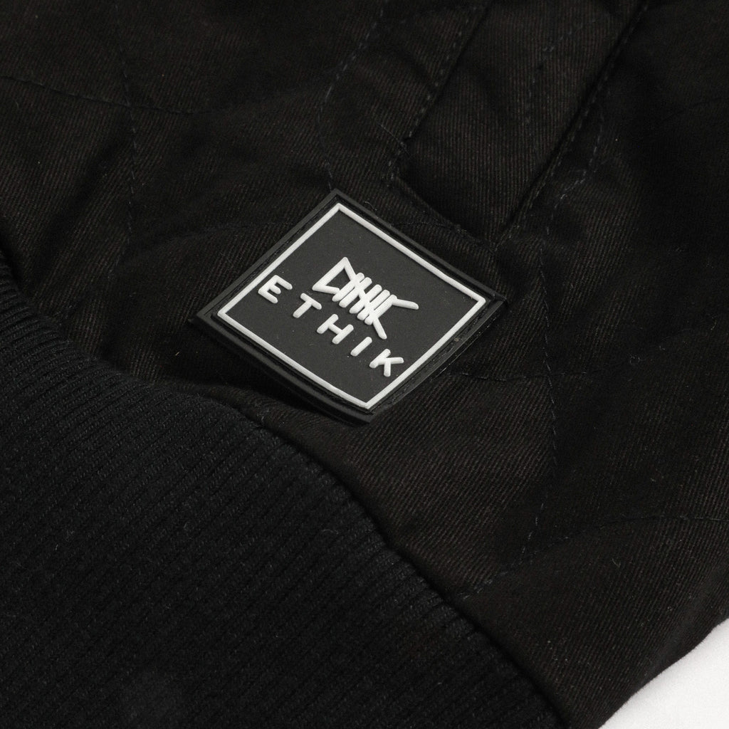 Quilted Bomber |  Black