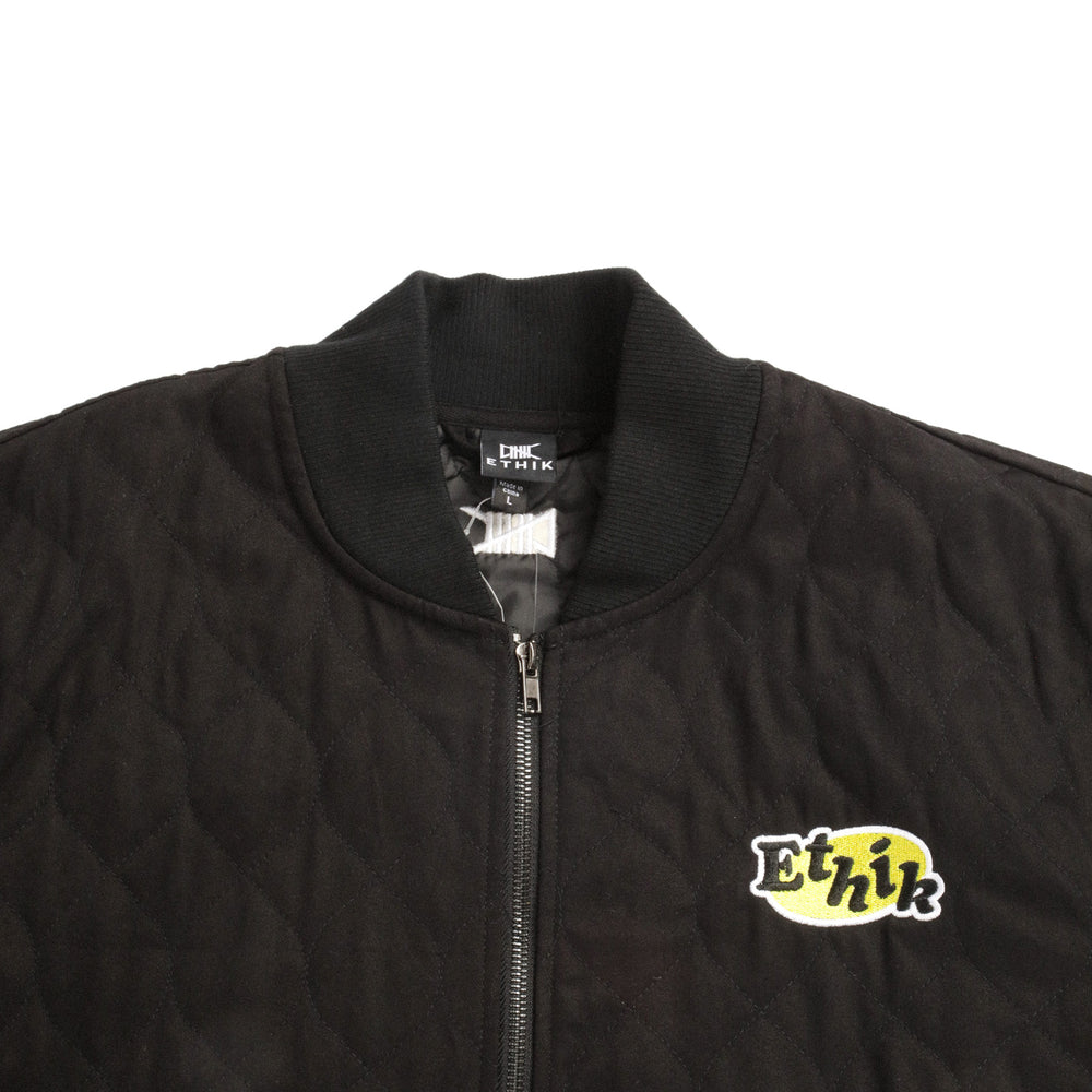 
            
                Load image into Gallery viewer, Quilted Bomber |  Black
            
        
