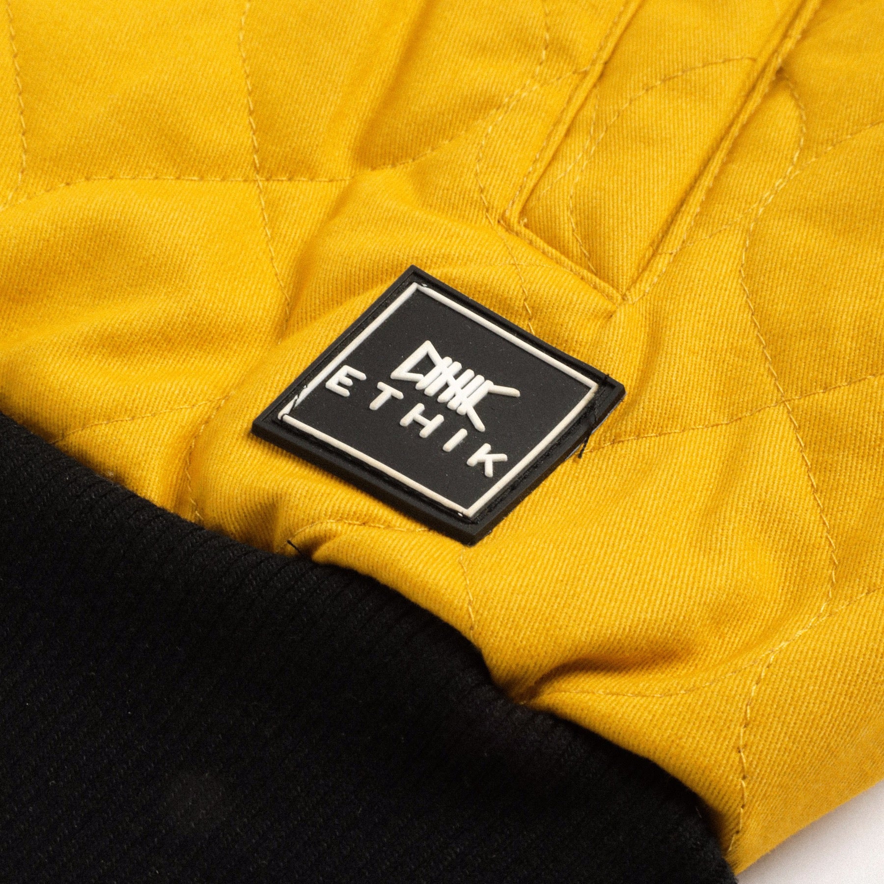 Quilted Bomber | Yellow