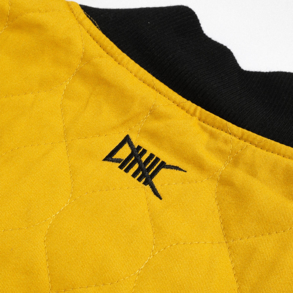 Quilted Bomber | Yellow