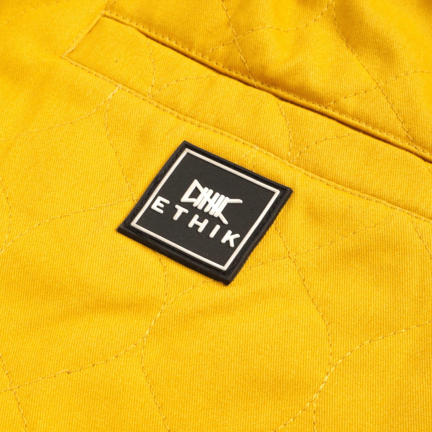 Quilted Joggers | Yellow