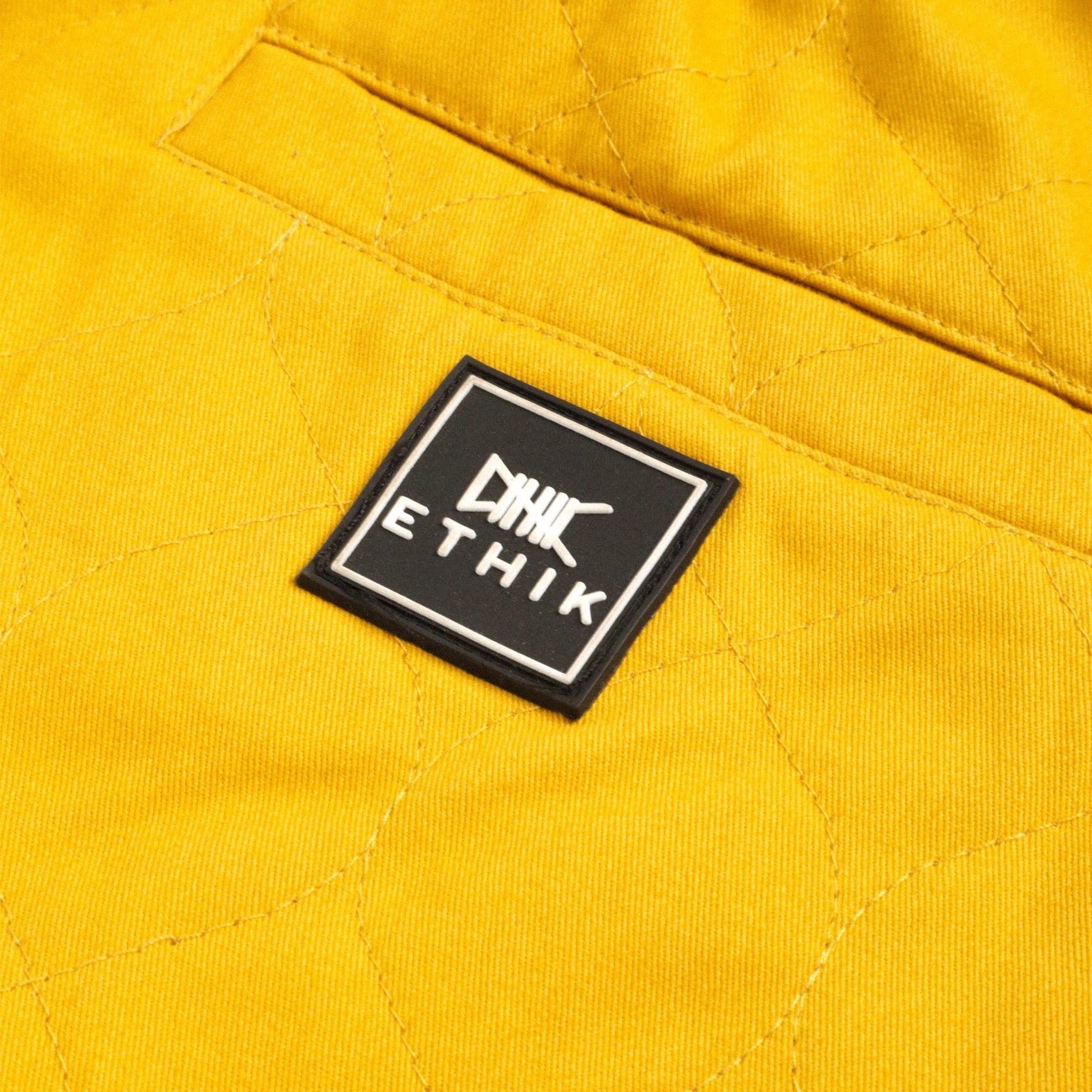 Quilted Joggers | Yellow