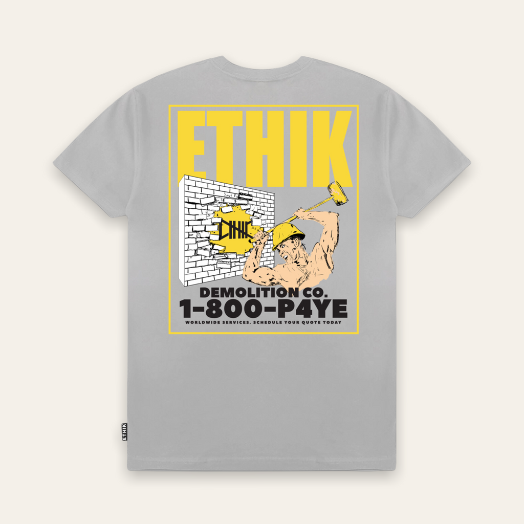 Demolition Co. Tee  |  Grey