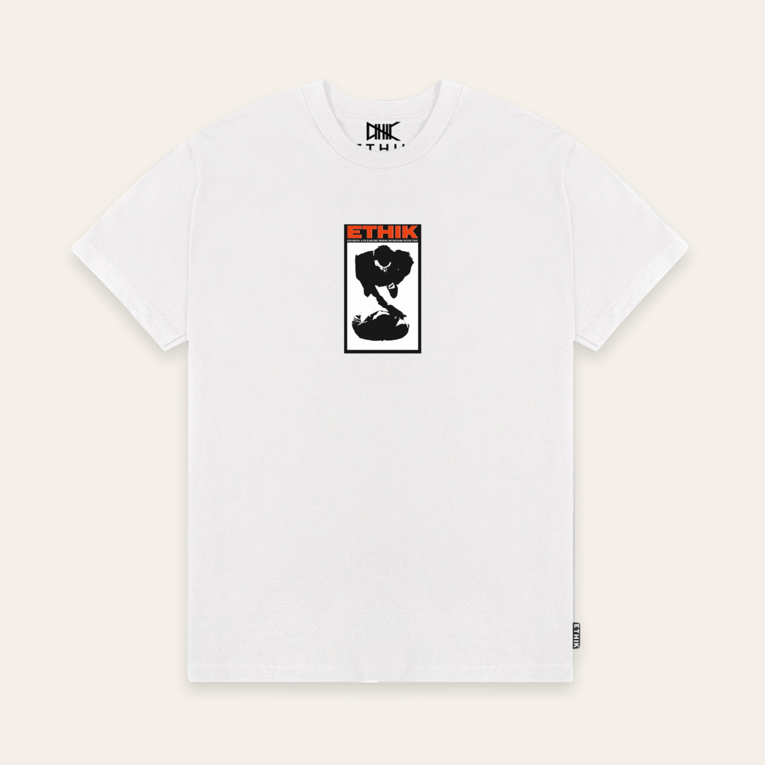 Negotiation Tee | White