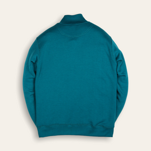 
            
                Load image into Gallery viewer, Quarter Zip Pullover | Teal
            
        