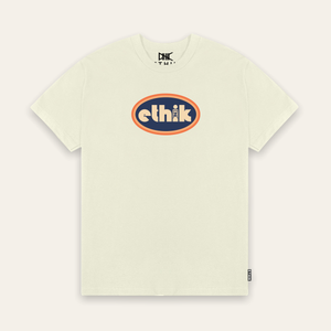 
            
                Load image into Gallery viewer, Retro Oval Tee | Cream
            
        