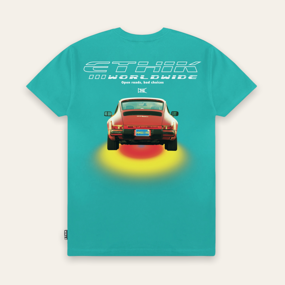 
            
                Load image into Gallery viewer, Road Trip Tee | Teal
            
        