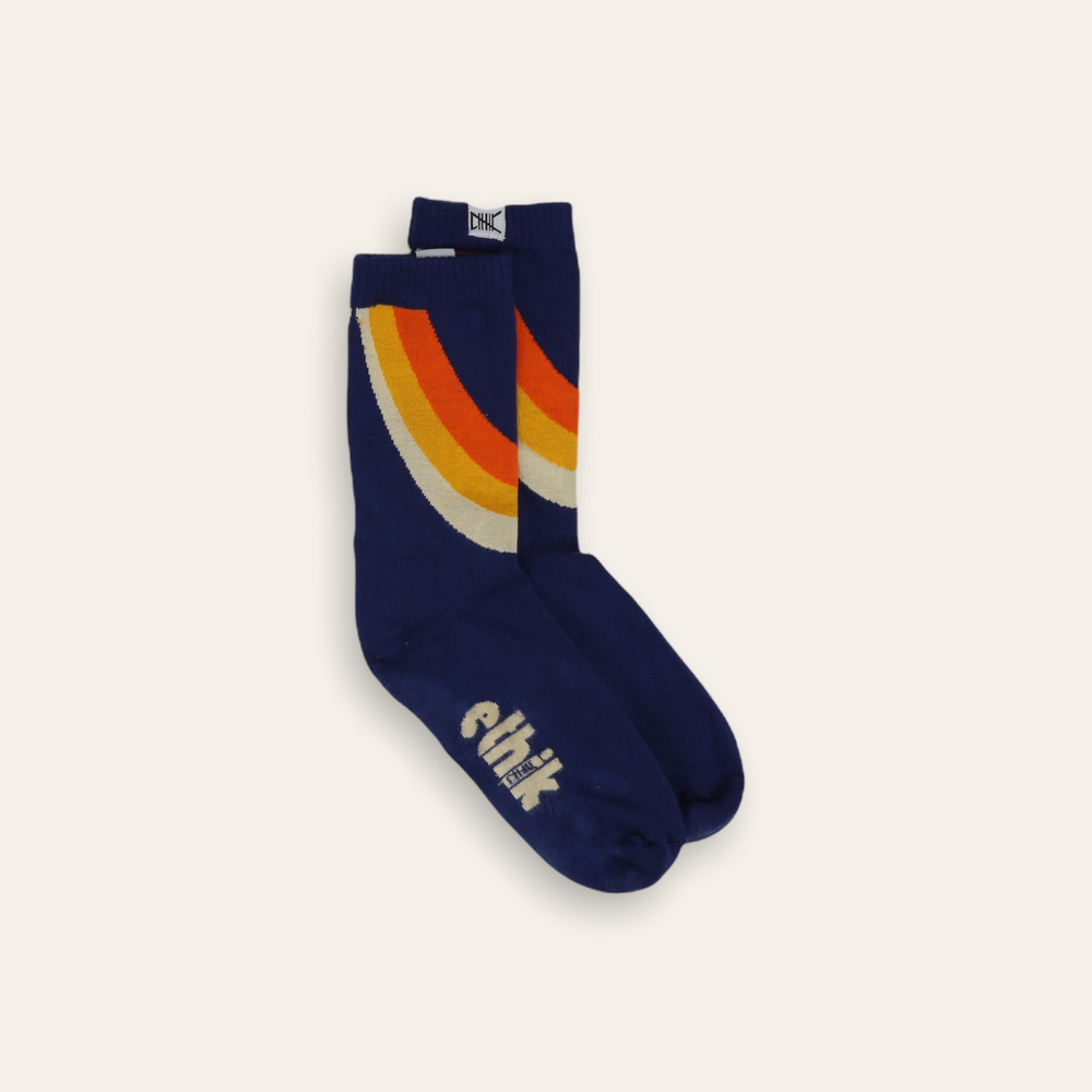 
            
                Load image into Gallery viewer, Retro Socks | Navy
            
        