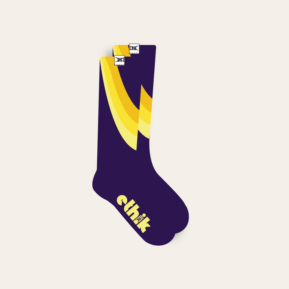 Retro Socks | Purple