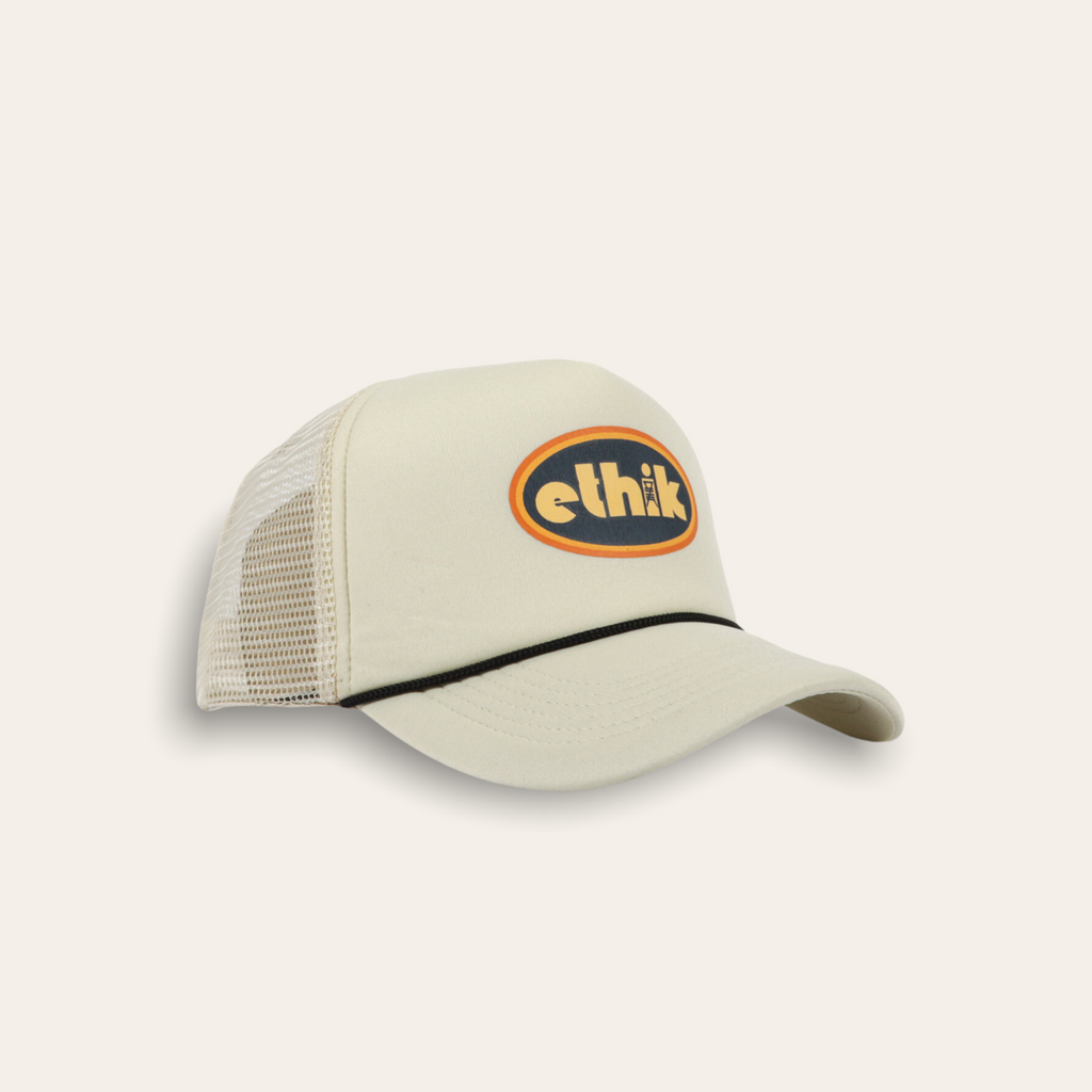 Retro Trucker Hat | Cream