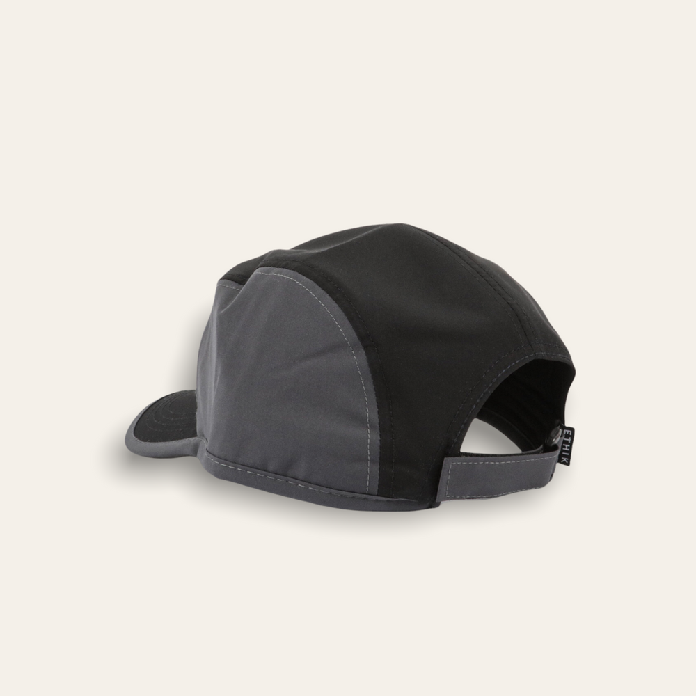 Nylon Piping Hat |  Black