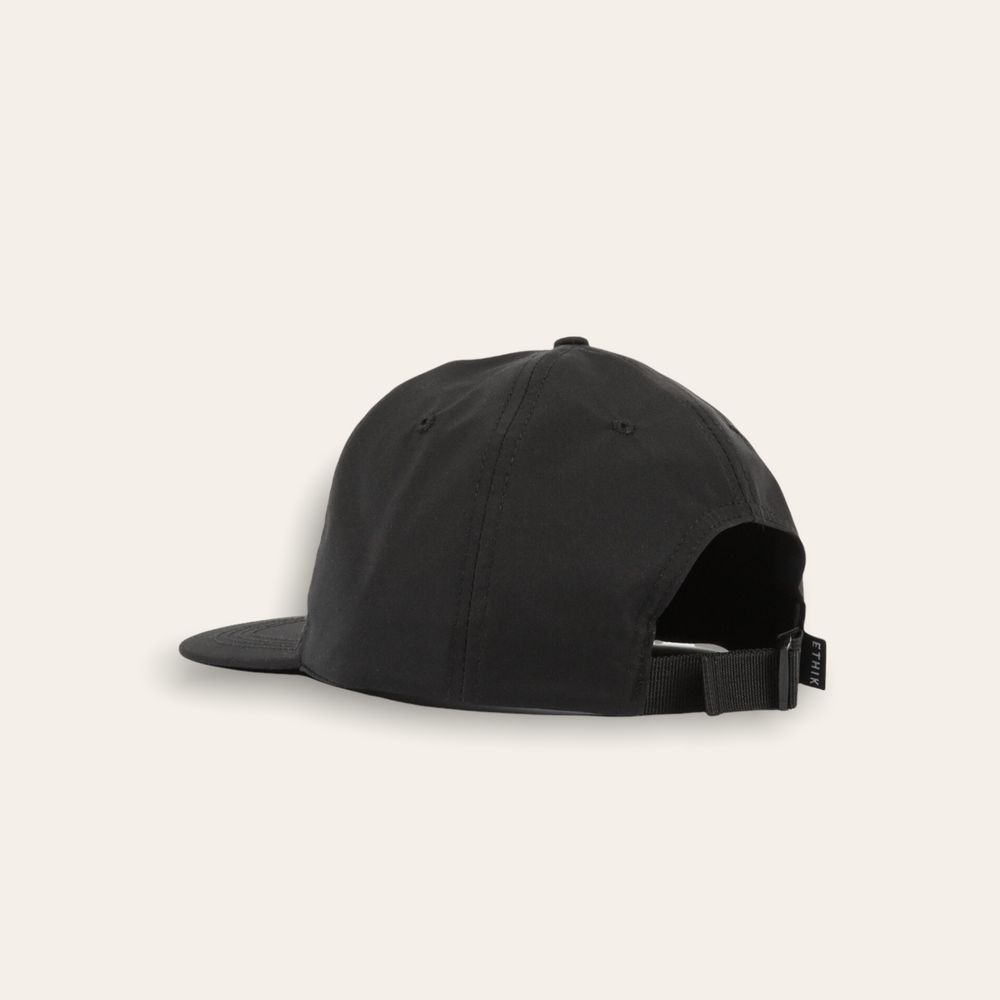 
            
                Load image into Gallery viewer, Nylon Unconstructed 6 Panel |  Black
            
        
