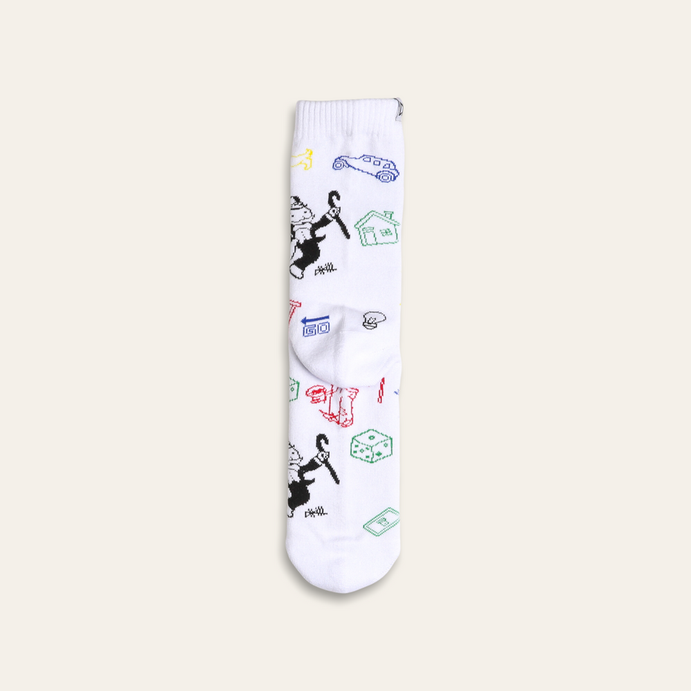 
            
                Load image into Gallery viewer, Bankrupt socks | White
            
        