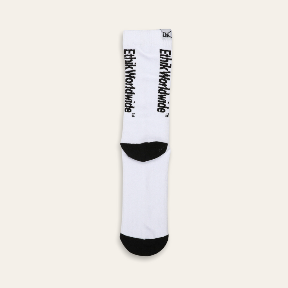 
            
                Load image into Gallery viewer, TM logo socks | White
            
        