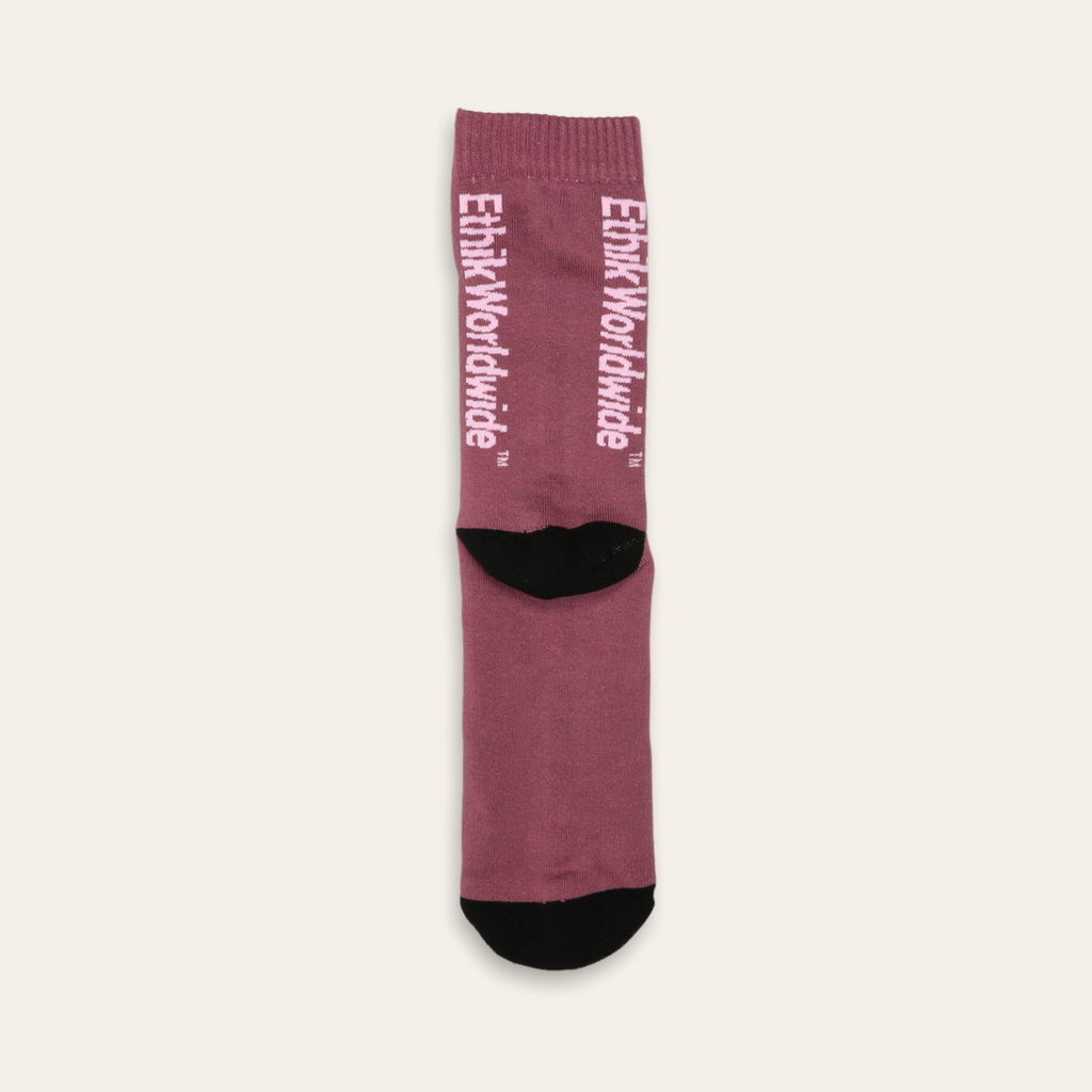 TM logo socks | Maroon