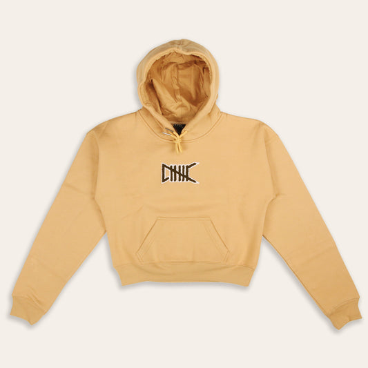 Women's Cropped Core Chenille Hoodie