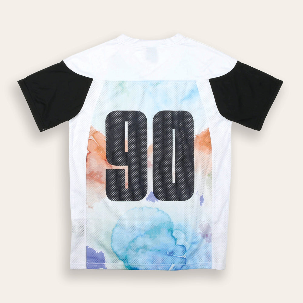 Watercolor Jersey | White