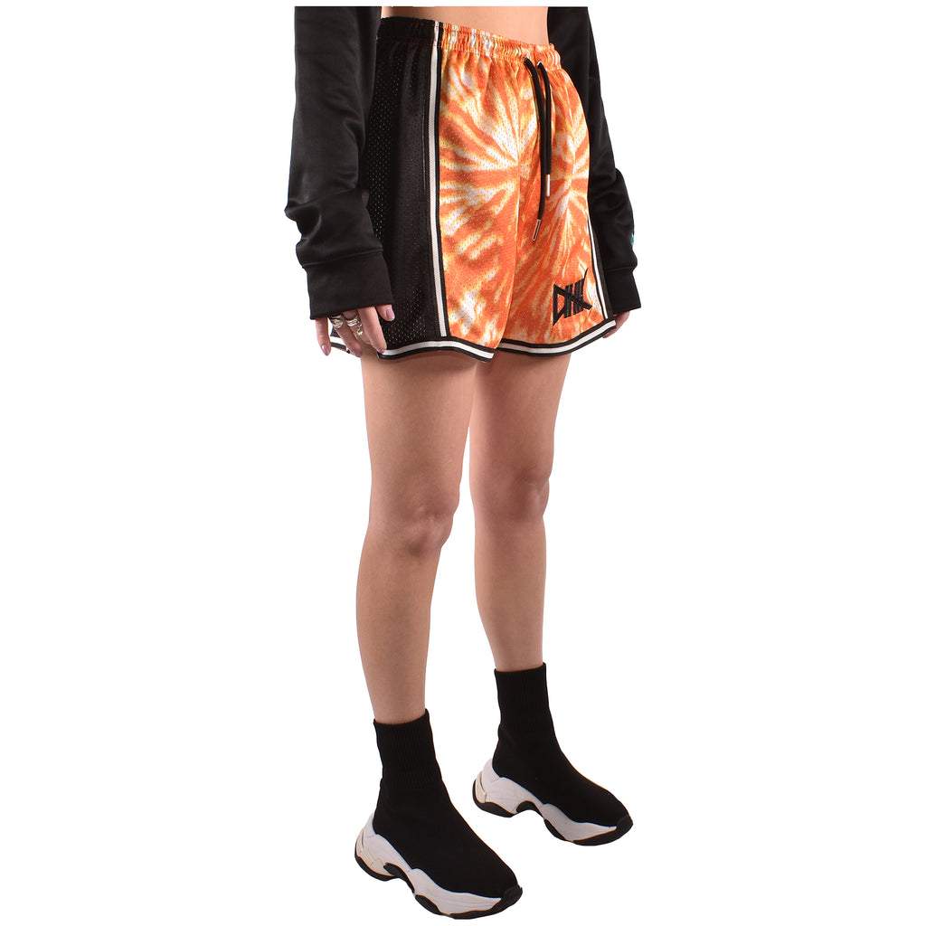 Women's Woodstock Tie-Dye Shorts | Orange