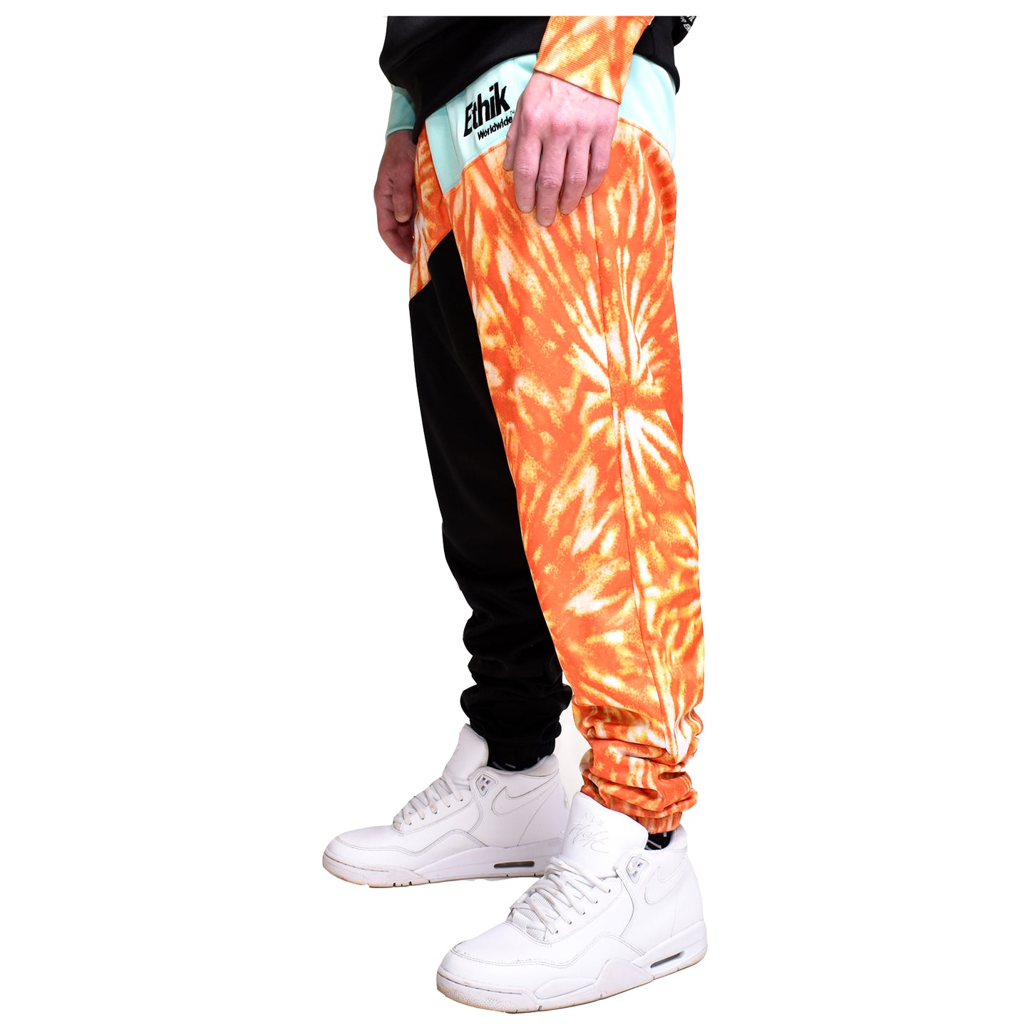 Woodstock Tie-Dye Sweat Pants | Orange