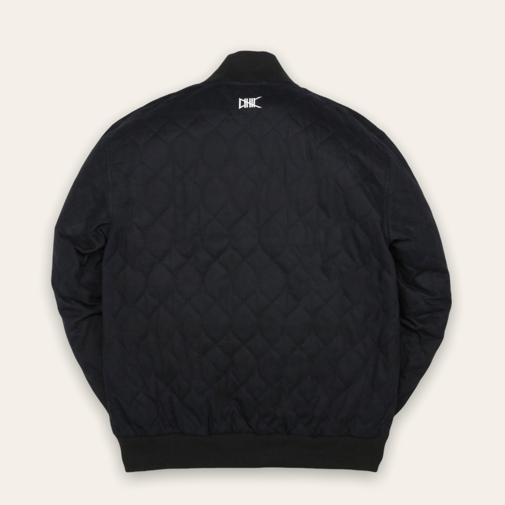 Quilted Bomber |  Black