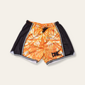 Women's Woodstock Tie-Dye Shorts | Orange