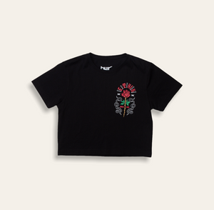 
            
                Load image into Gallery viewer, Women&amp;#39;s Thorns Crop Tee
            
        
