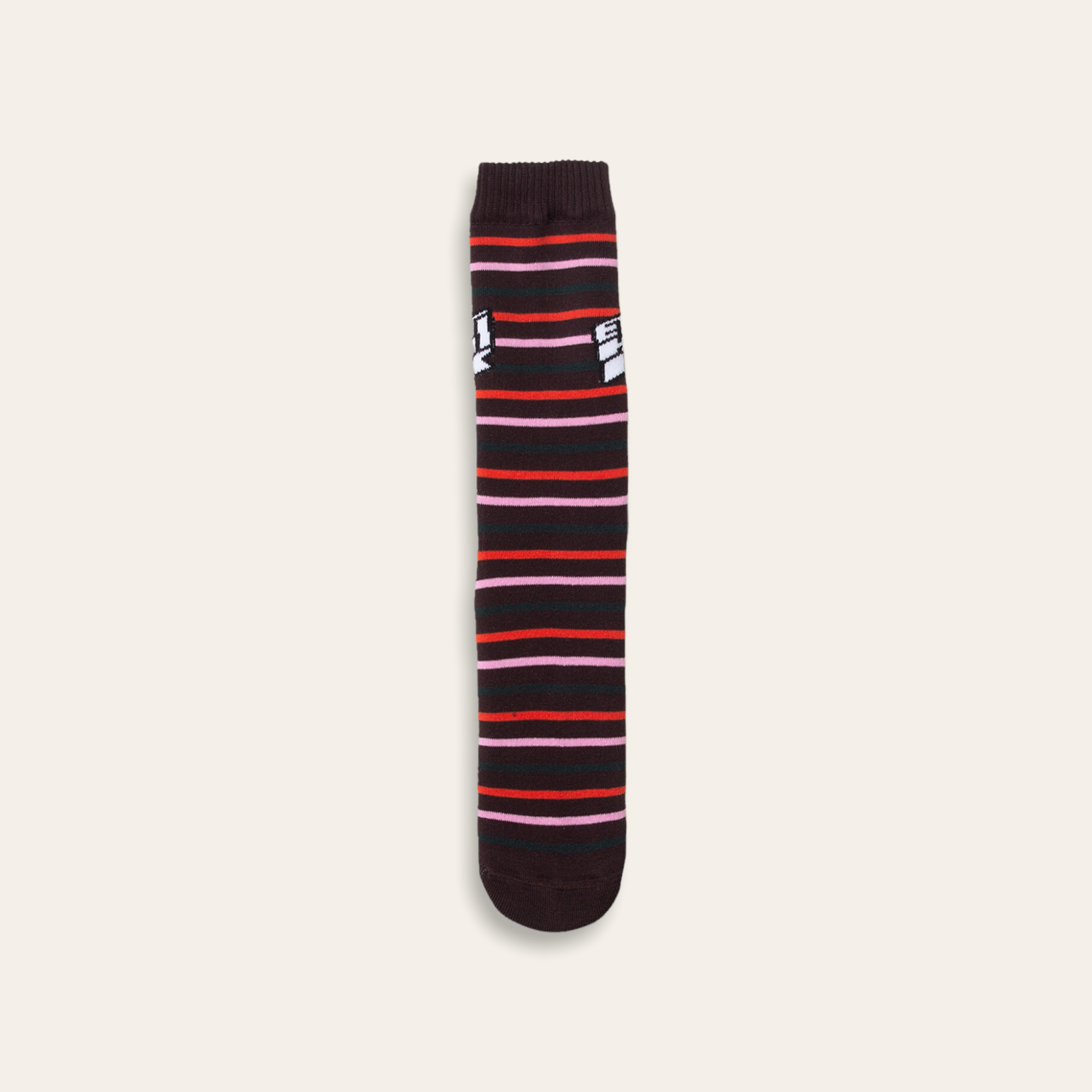 Grand Striped Sock | Brown