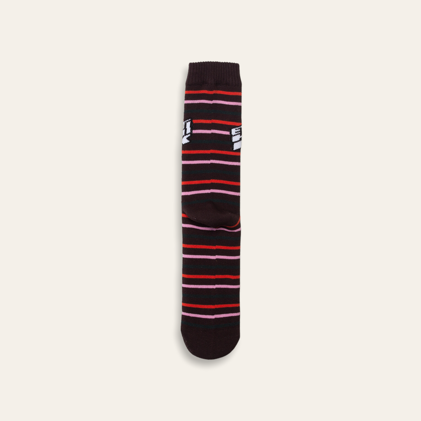 Grand Striped Sock | Brown