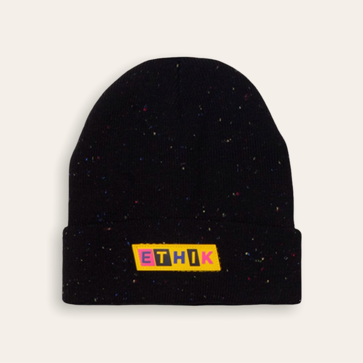 Speckled Beanie |  Black