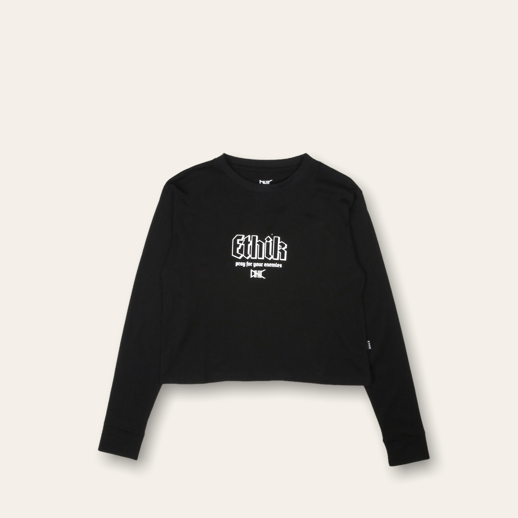 Women's LS Pray Tee, Black