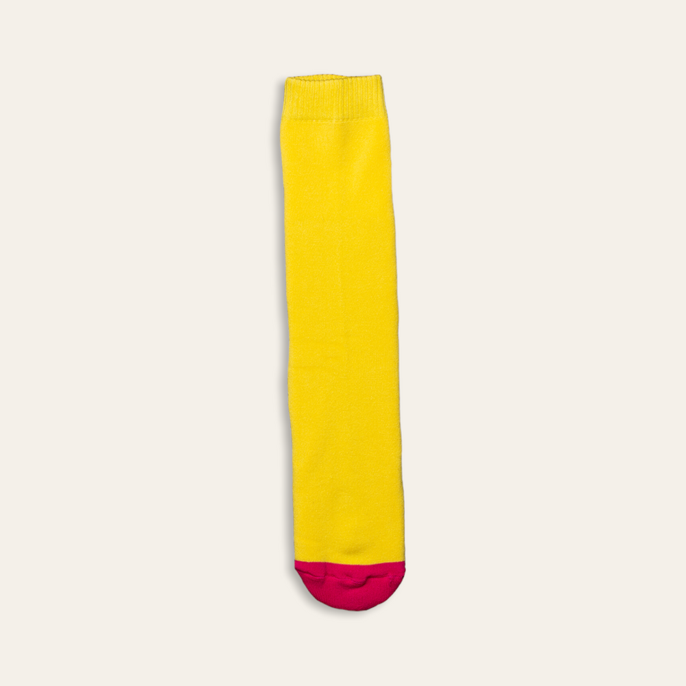 
            
                Load image into Gallery viewer, Metropolis Crew Socks |  Black/Yellow
            
        