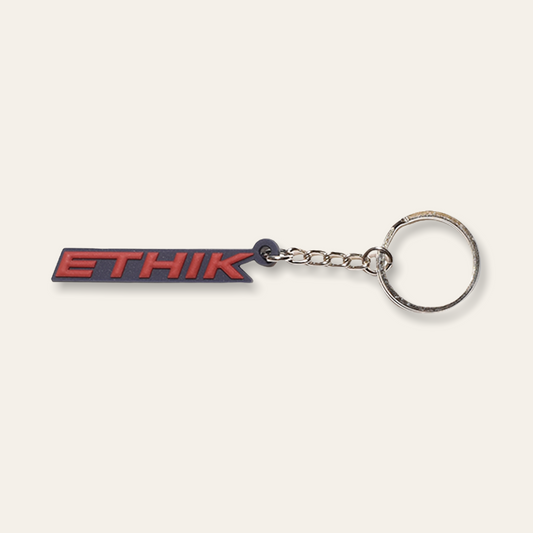 Italic Logo Keychain | Red
