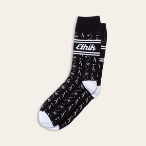 Madison Crew Socks |  Black