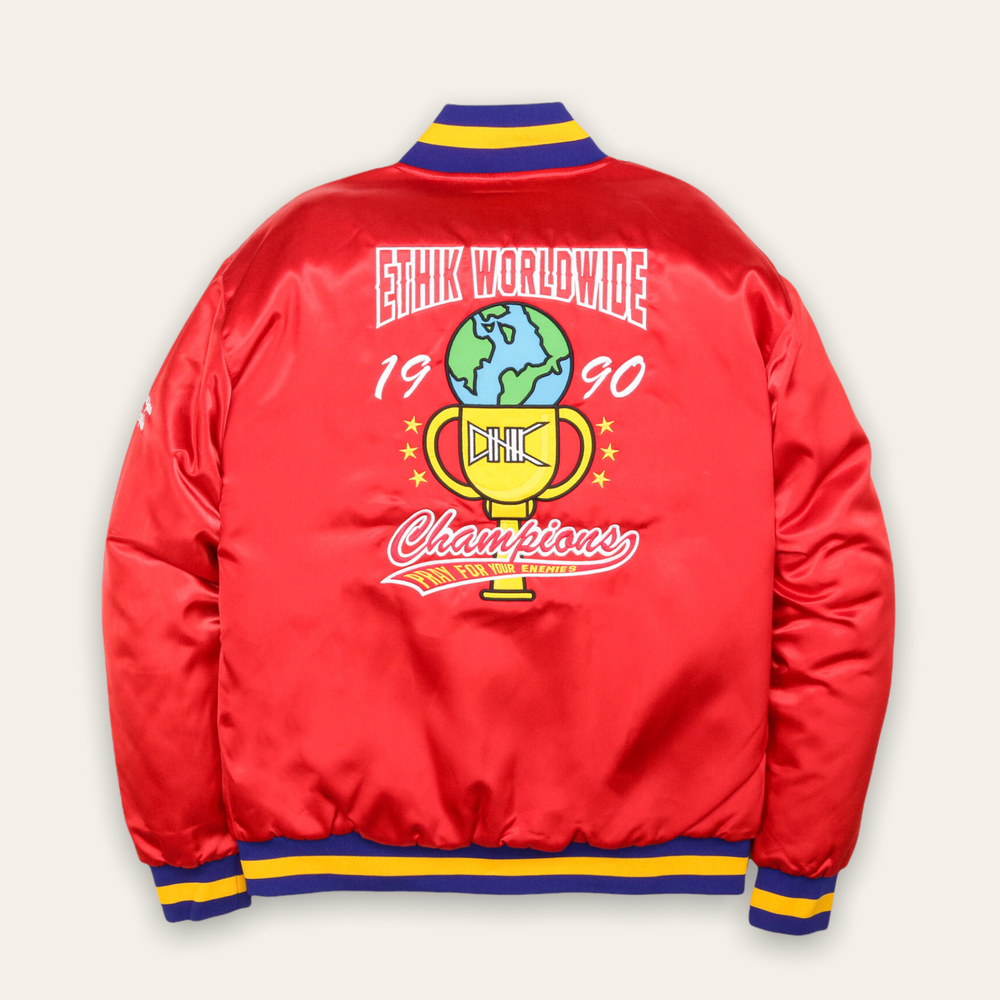 World Champs Bomber Jacket | Red