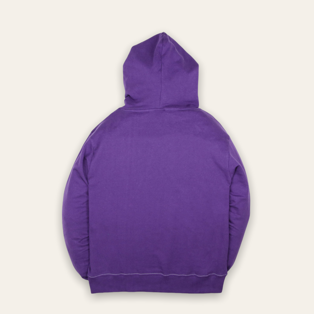 Stitchwork Hoodie | Purple