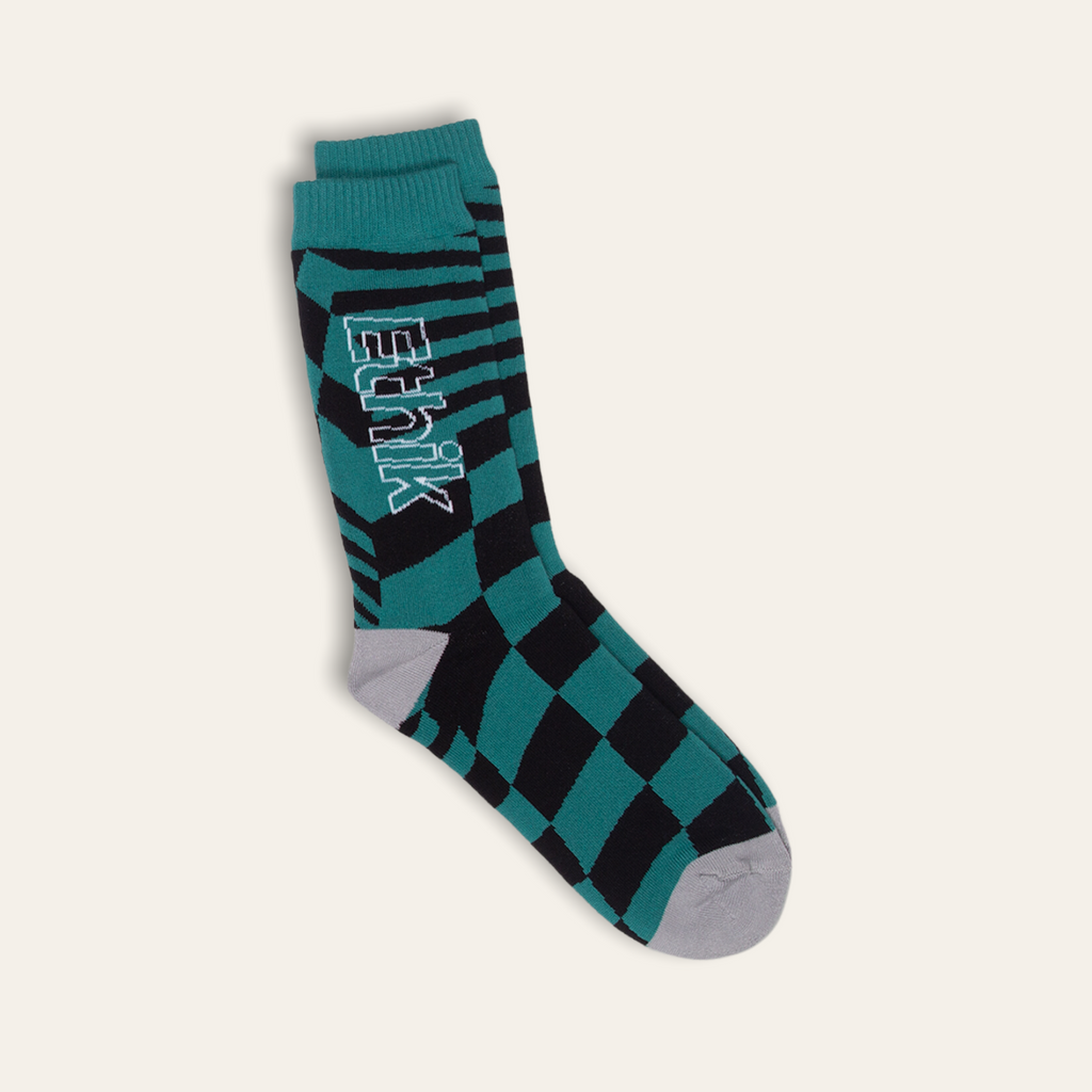 Racing Crew Sock | Teal
