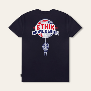 
            
                Load image into Gallery viewer, Globetrotters Tee | Navy
            
        
